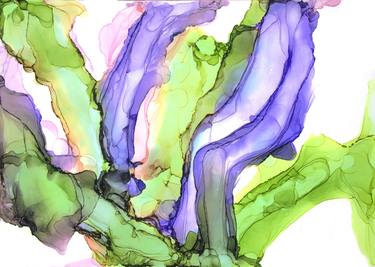 Green-lilac abstraction. thumb