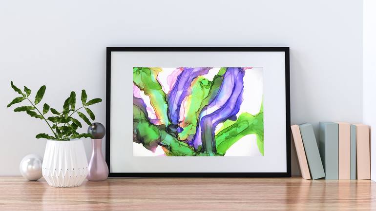 Original Fine Art Abstract Painting by Svetlana Saratova