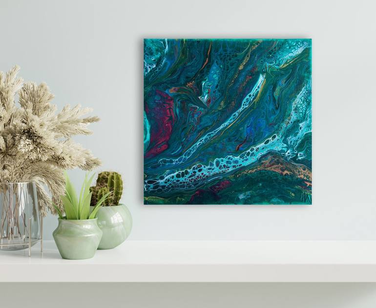 Original Fine Art Abstract Painting by Svetlana Saratova