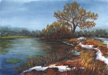 Original Fine Art Landscape Paintings by Maryna Novohorodska