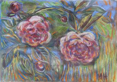 Print of Expressionism Garden Paintings by Maryna Novohorodska