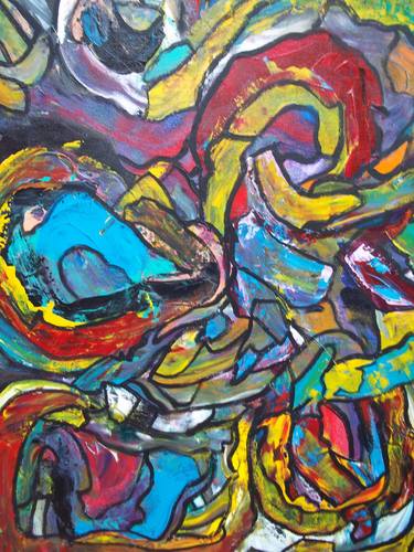 Original Abstract Expressionism Business Paintings by Eric Wagoner
