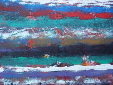 Original Abstract Expressionism Travel Paintings by Eric Wagoner