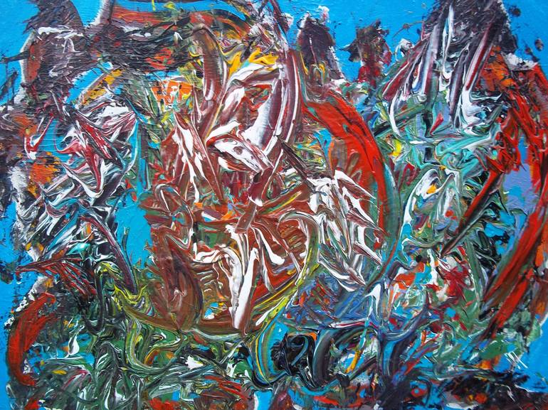 Original Abstract Expressionism Abstract Painting by Eric Wagoner