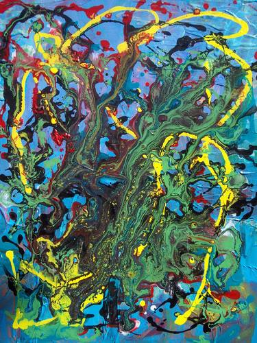 Original Abstract Expressionism Abstract Paintings by Eric Wagoner