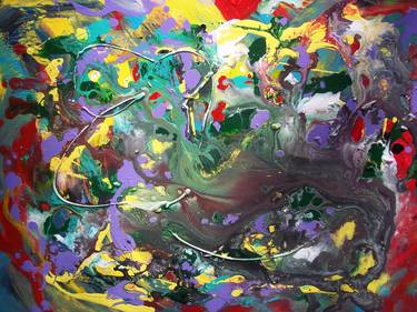 Original Abstract Expressionism Abstract Paintings by Eric Wagoner