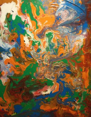 Original Abstract Expressionism Abstract Paintings by Eric Wagoner