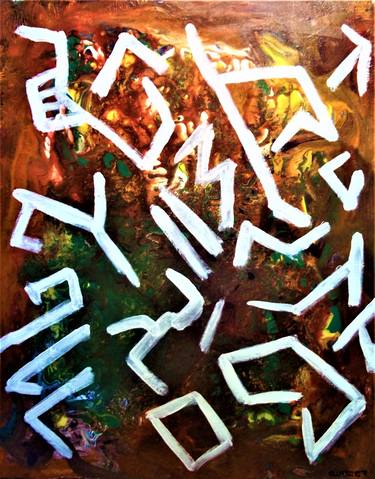 Original Abstract Expressionism Abstract Paintings by Eric Wagoner