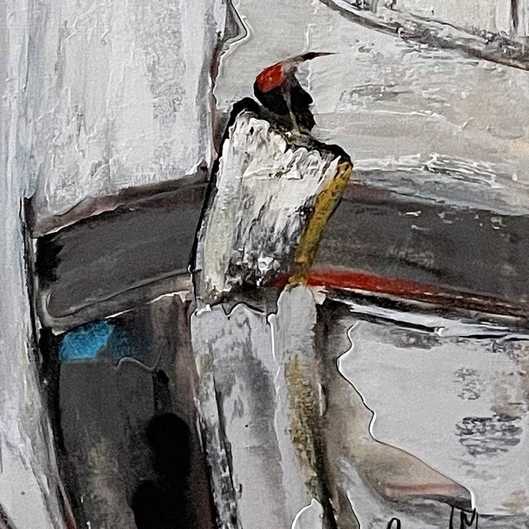Original Figurative Abstract Painting by Mario Angel