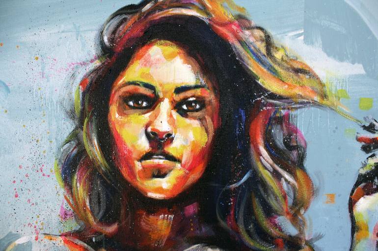 Original Women Painting by Milenna Saraiva