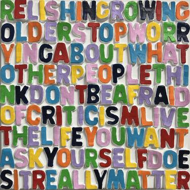 Print of Contemporary Typography Paintings by Emeline Tate