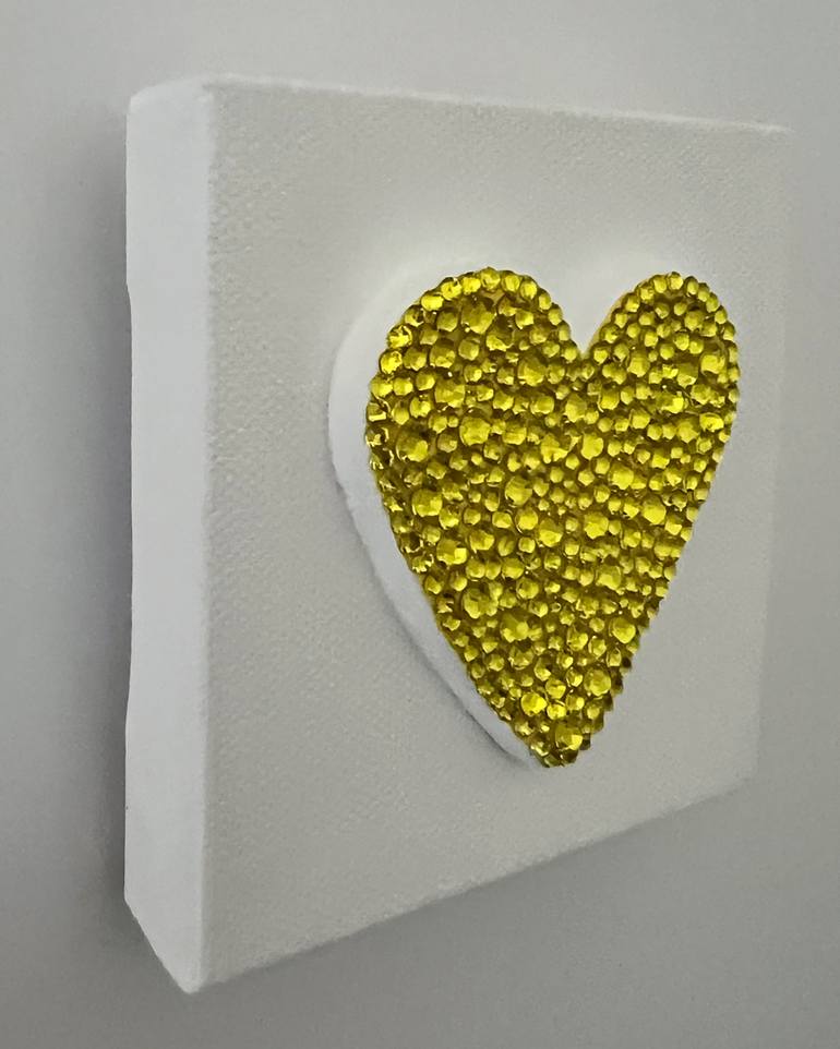 Original Abstract Love Mixed Media by Emeline Tate