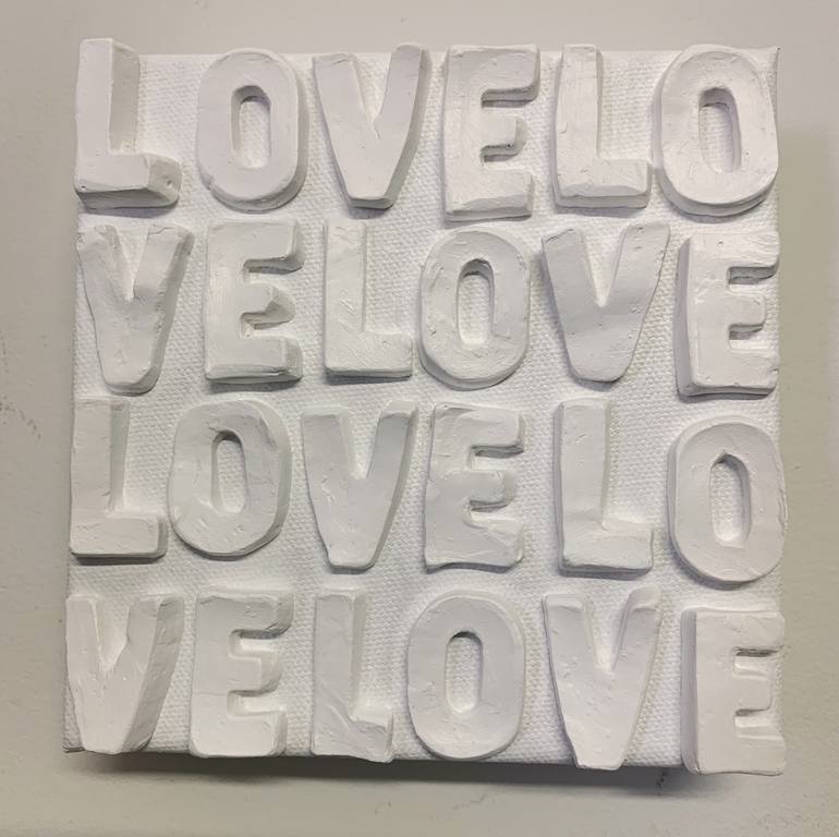 Original Love Sculpture by Emeline Tate