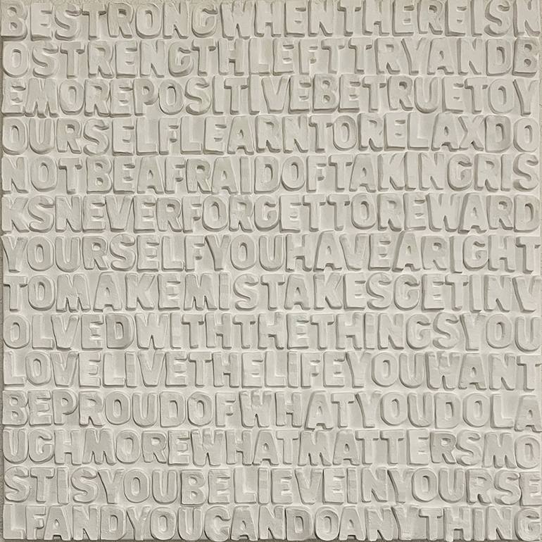 Print of Fine Art Typography Sculpture by Emeline Tate