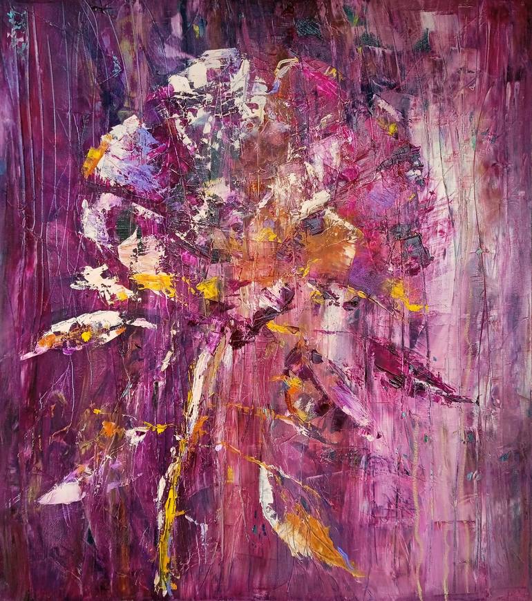 Original Art Nouveau Abstract Paintings by Elvira Kantimerova