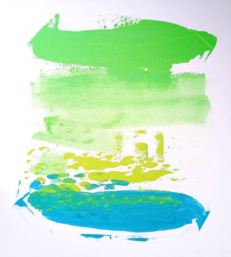 Original Abstract Expressionism Abstract Paintings by Elvira Kantimerova