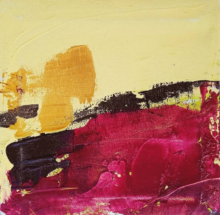 Original Abstract Expressionism Abstract Paintings by Elvira Kantimerova