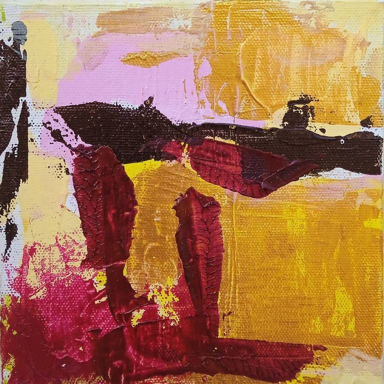 Original Abstract Expressionism Abstract Paintings by Elvira Kantimerova