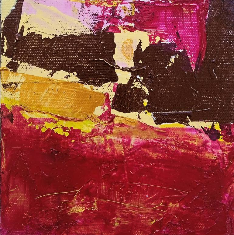 Original Abstract Expressionism Abstract Paintings by Elvira Kantimerova
