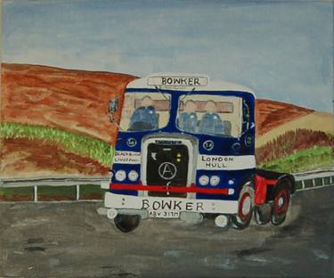 Original Documentary Automobile Paintings by kenneth Marsden