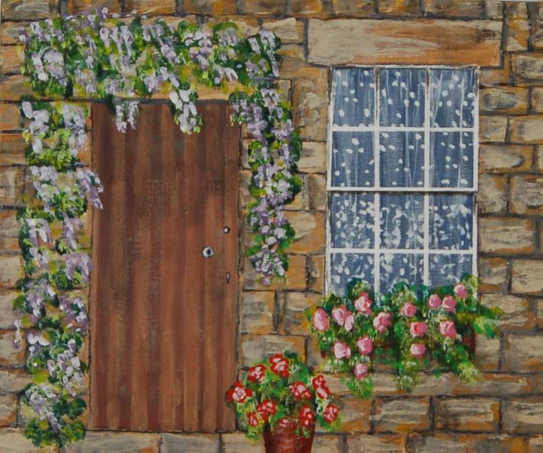 Original Documentary Floral Painting by Kenneth Marsden