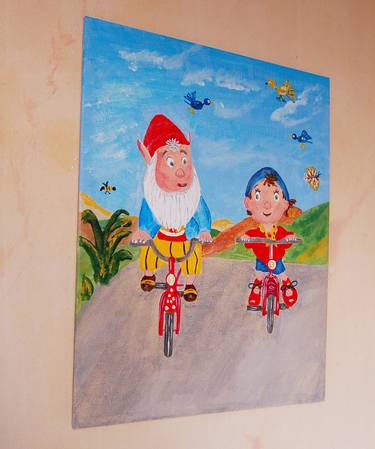 Original Fine Art Children Paintings by kenneth Marsden