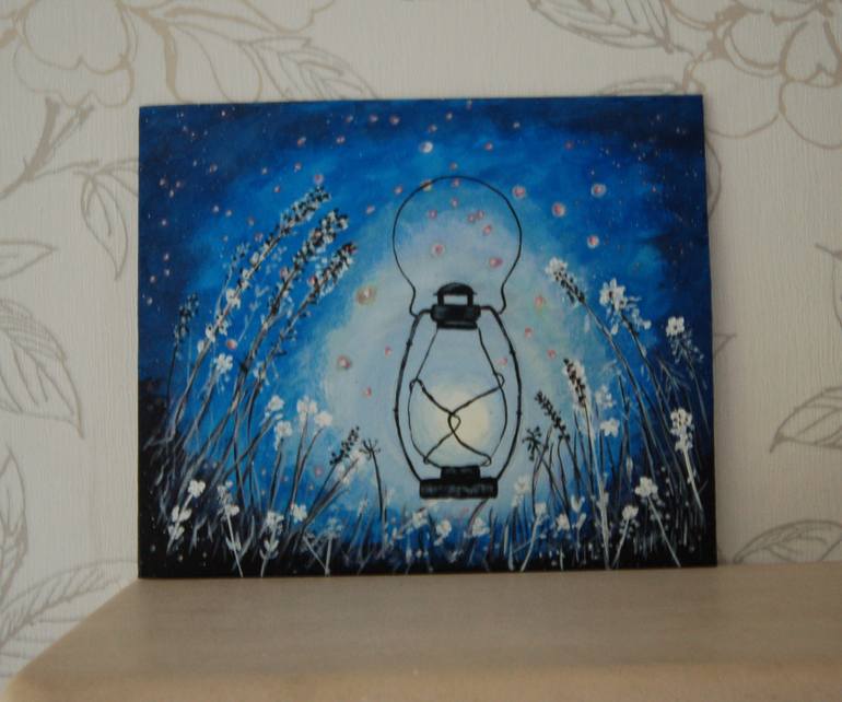 Original Expressionism Floral Painting by Kenneth Marsden