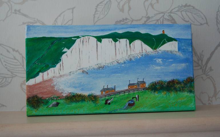 Original Documentary Beach Painting by Kenneth Marsden