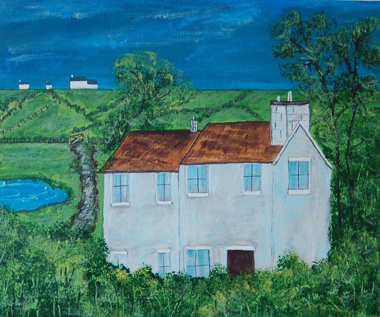 Original Documentary Landscape Painting by Kenneth Marsden