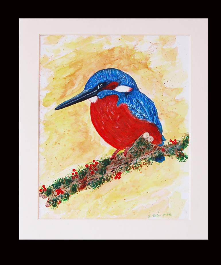 Original Fine Art Animal Painting by kenneth Marsden