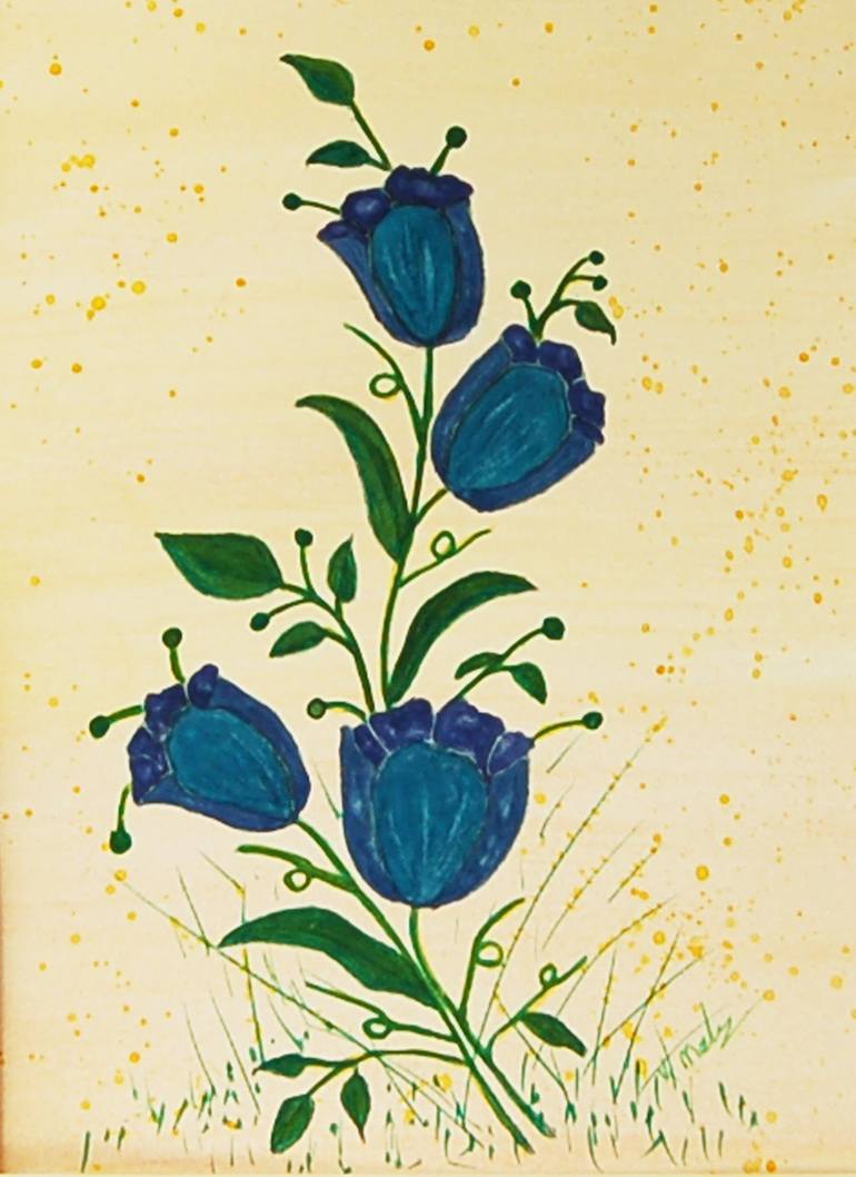 Original Botanic Painting by kenneth Marsden
