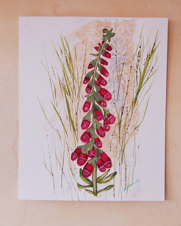 Original Floral Painting by kenneth Marsden