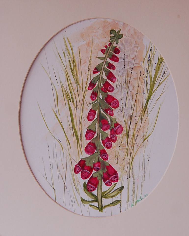 Original Floral Painting by kenneth Marsden