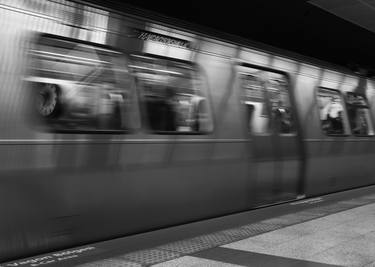 Original Abstract Expressionism Train Photography by Sumeyye Poyraz