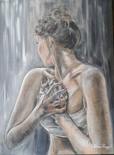 Original Figurative Interiors Paintings by Noemi Piaggesi