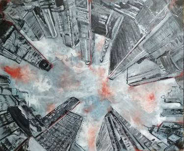Original Expressionism Outer Space Paintings by Noemi Piaggesi