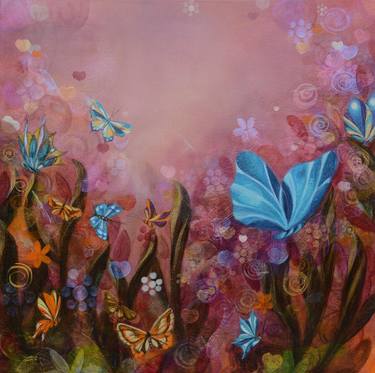 Original Abstract Nature Paintings by Sheila Neufeld