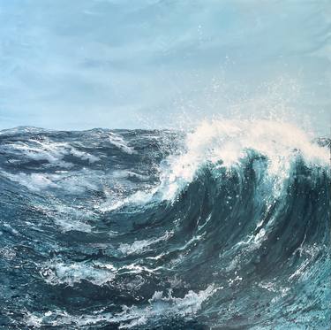 Original Expressionism Seascape Paintings by Kit Johns