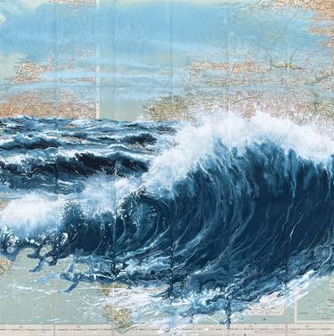 Original Fine Art Seascape Painting by Kit Johns