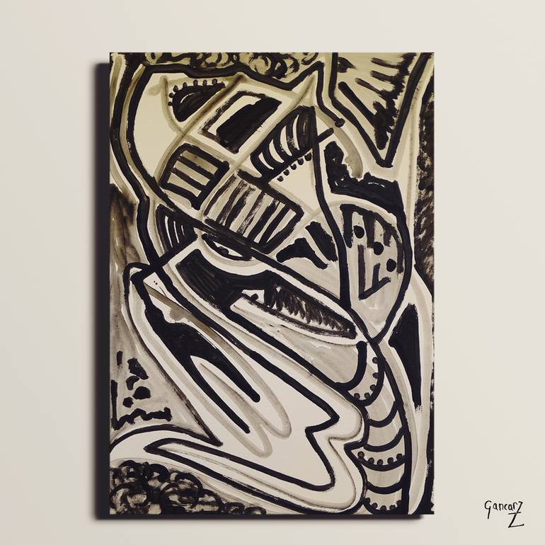 Original Abstract Expressionism Abstract Painting by J Gancarz
