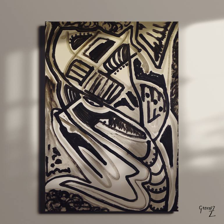 Original Abstract Expressionism Abstract Painting by J Gancarz