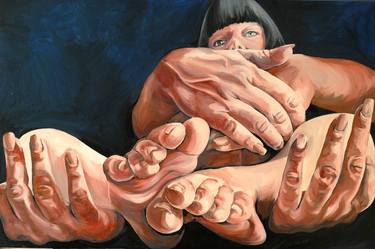 Original Figurative Body Paintings by Vanilla Ragana