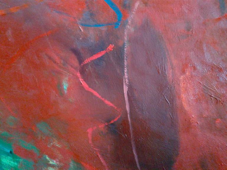 Original Abstract Expressionism Fantasy Painting by River Lewis