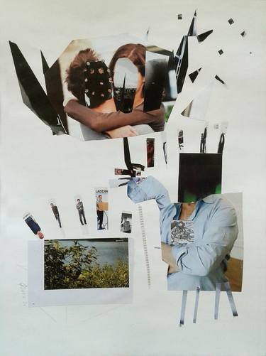 Original Dada People Collage by River Lewis