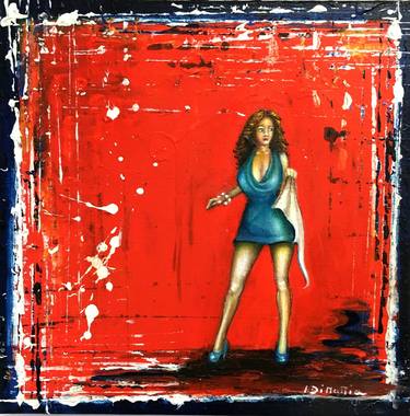 Original Conceptual Women Painting by Ivano  Di Mattia