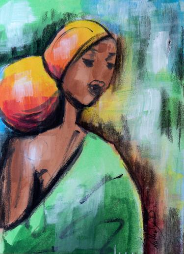 Original Expressionism Women Paintings by NAT DIF