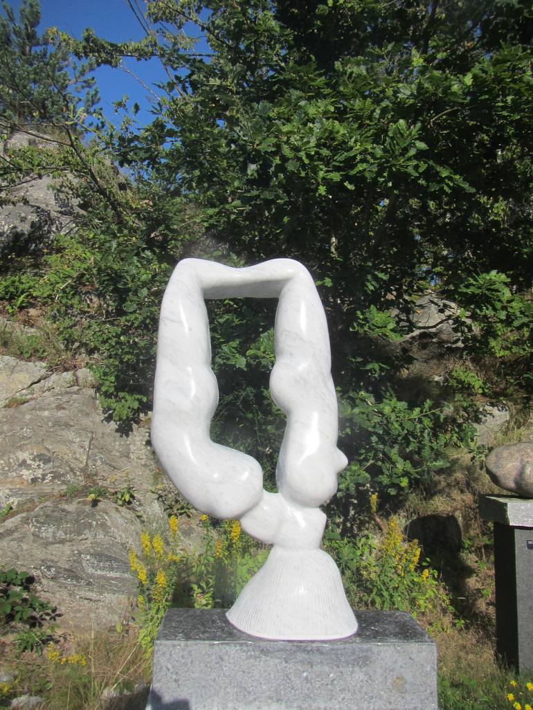 Original Abstract Sculpture by Michael Rieu