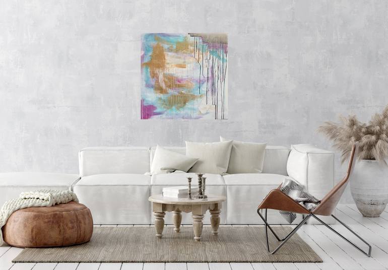 Original Abstract Painting by Jennifer Marosy-Shoemaker