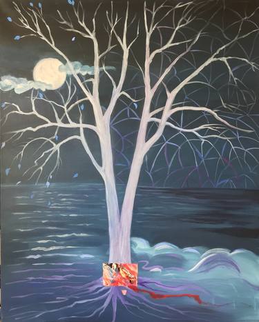 Original Conceptual Tree Paintings by Patty Holton