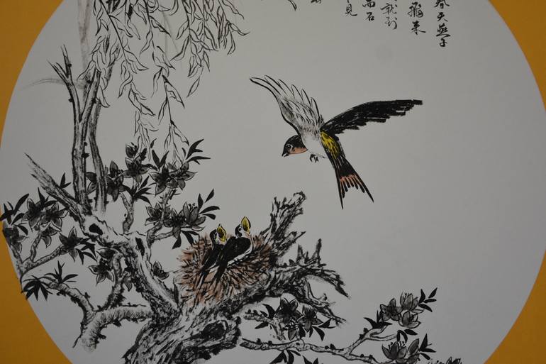 Original Realism Animal Painting by Yesheng Wu